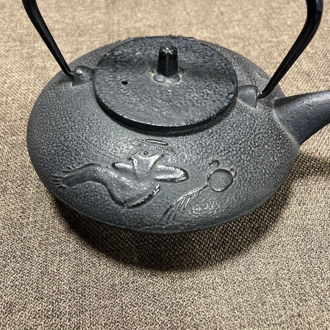 【かっぱ三国急須　南部鉄瓶　南部鉄器】 鉄瓶 茶器 茶道具 煎茶道具