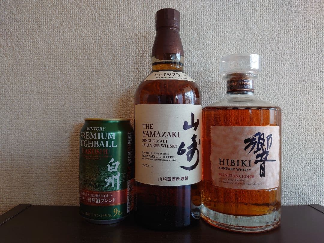 サントリーウイスキー 響　山崎　ハイランドパーク12年　白州ハイボール缶