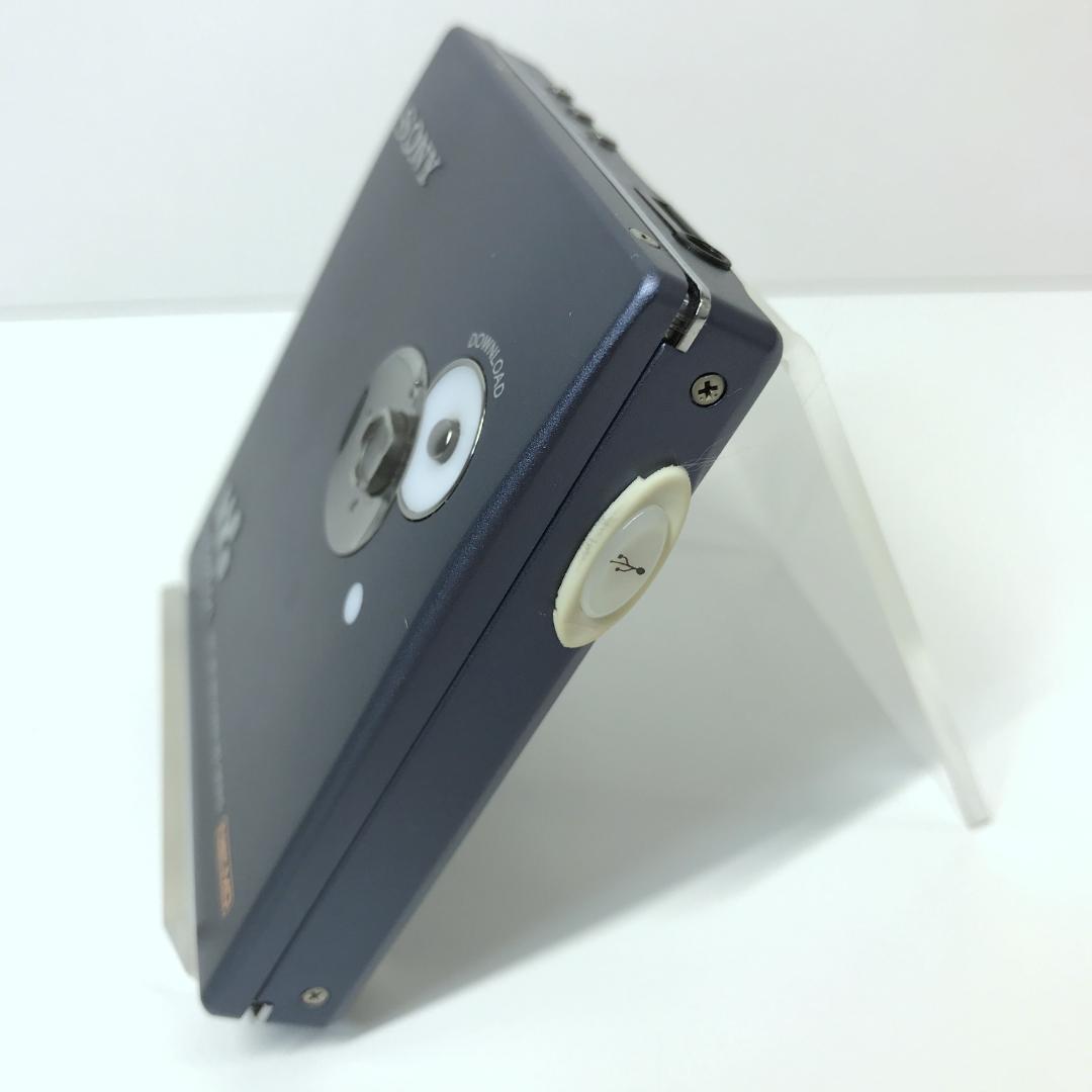 【希少・美品】SONY MDウォークマン MZ-NE810 アルミボディ ブルー
