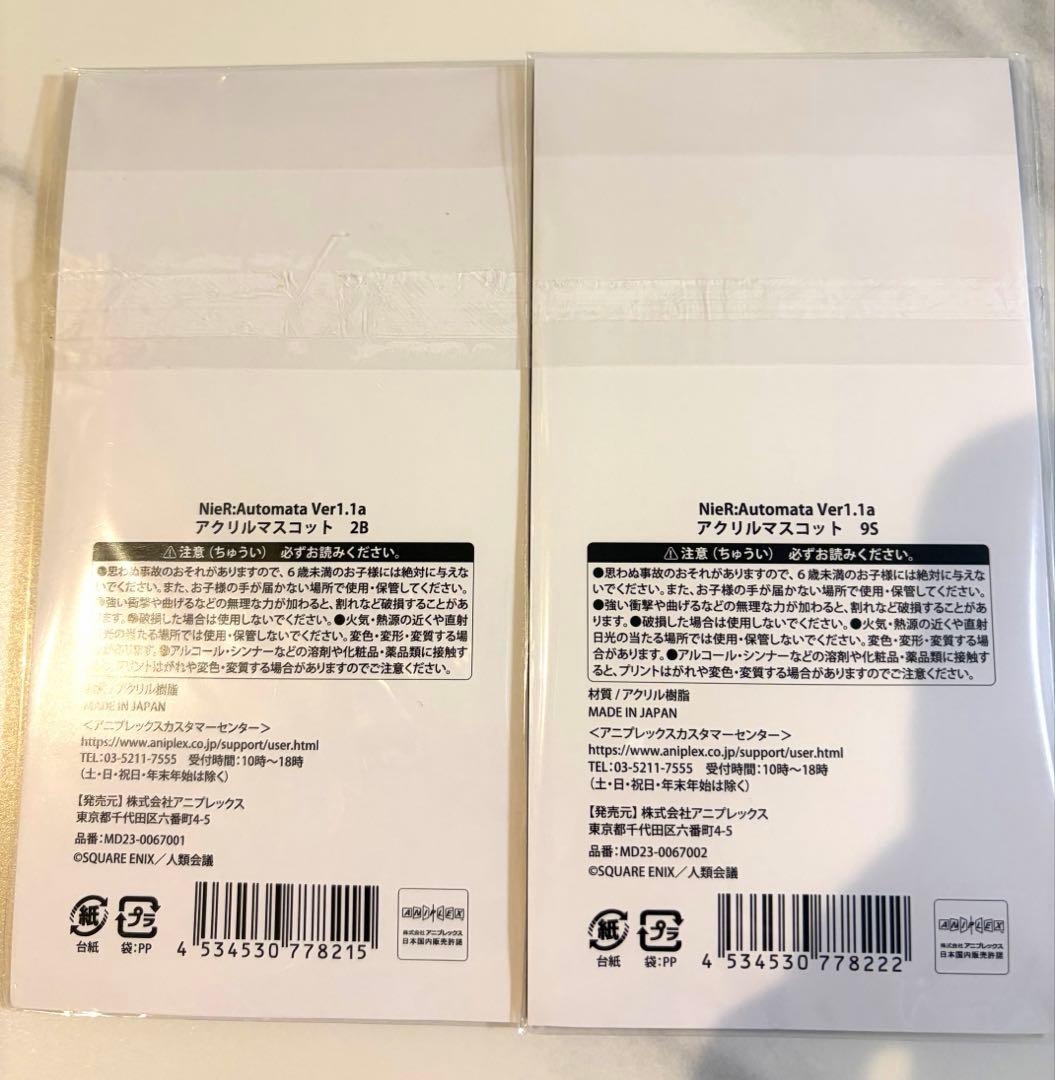 ニーアオートマタ アクリルスタンド　Tシャツ　あじ　コミケ限定