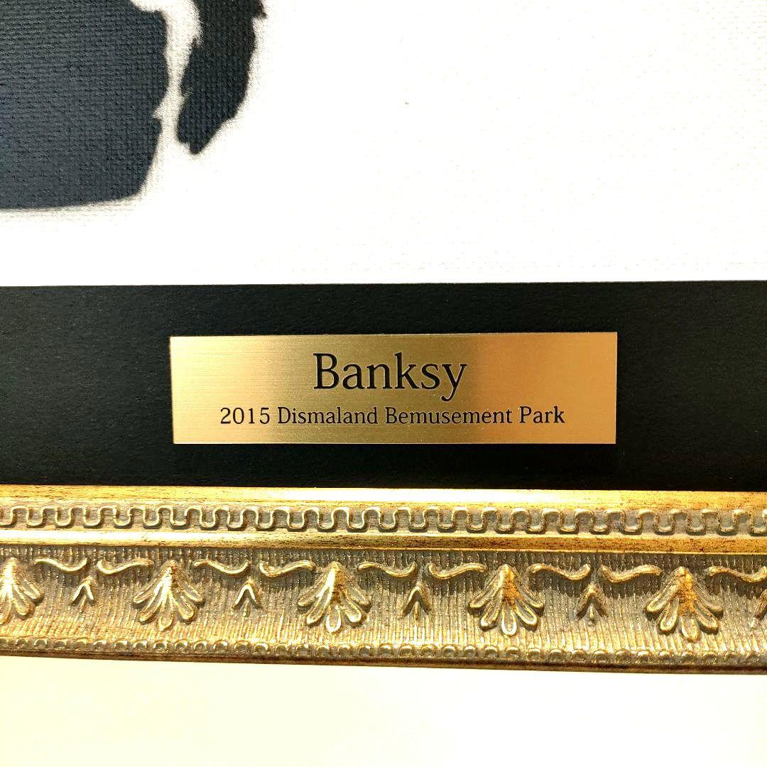 額装済み！希少です！バンクシー ディズマランド banksy ステンシル ラット