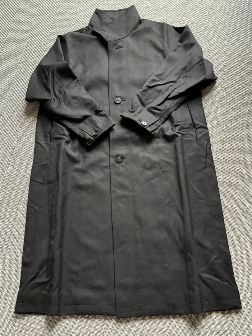 CABaNキャバン ウールギャバジン スタンドカラーコート