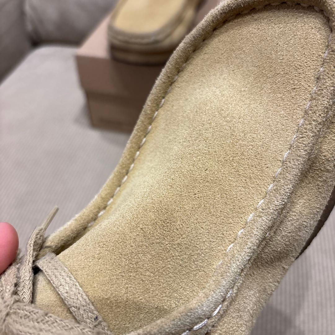 クラークス　ワラビー　 ベージュ　メープル　　8.5