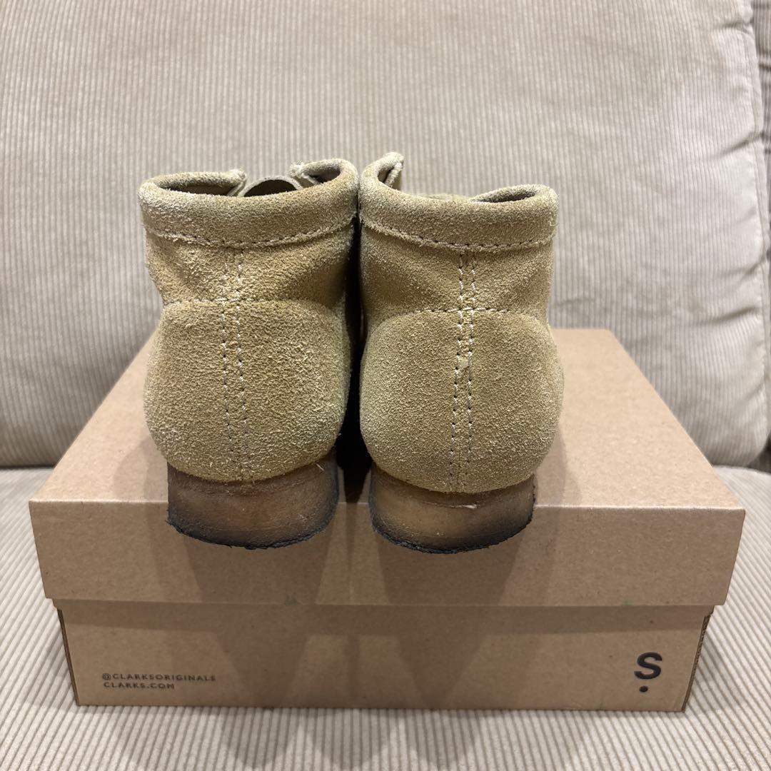 クラークス　ワラビー　 ベージュ　メープル　　8.5