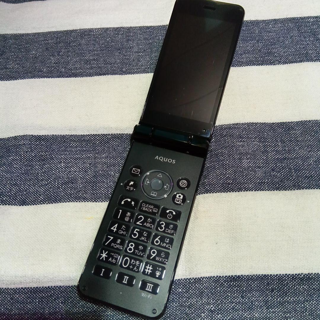 【SIMフリー】Ymobile AQUOSケータイ2 602SH ブラック