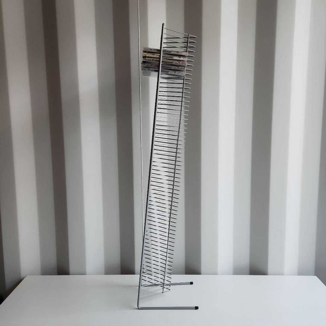 希少 ヴィンテージ l Wire CDラック CDタワー 94.5cm