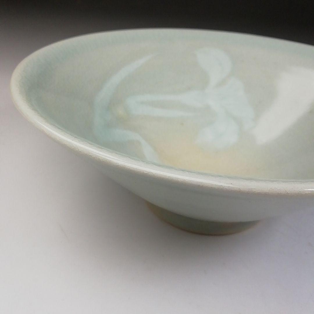 Ｔ７１４　茶碗　『高田焼』『雅女　酒井正枝』　共箱　抹茶碗　茶道具
