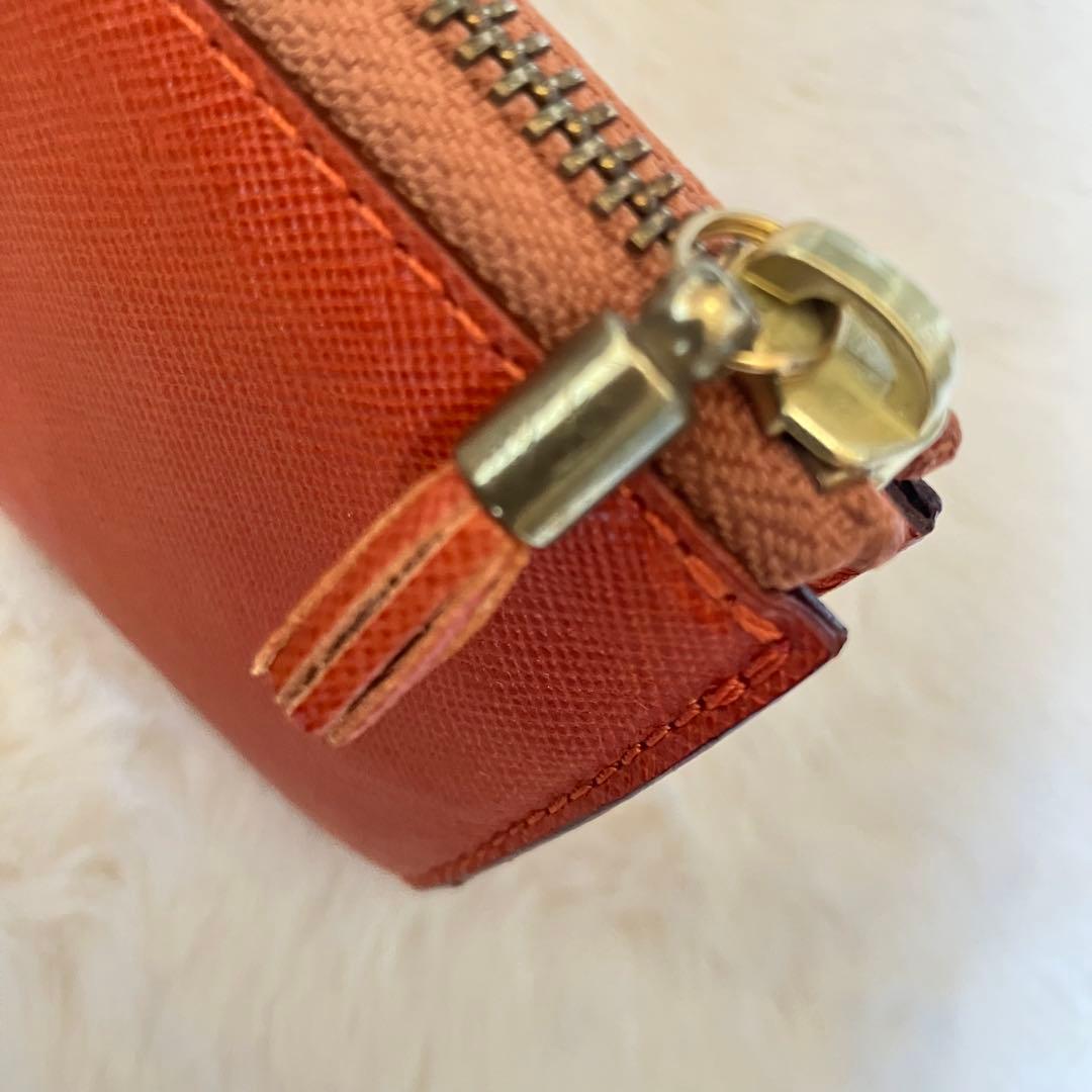 【極美品！】Felisi 965/1/SI キーポーチ ケース　オレンジ