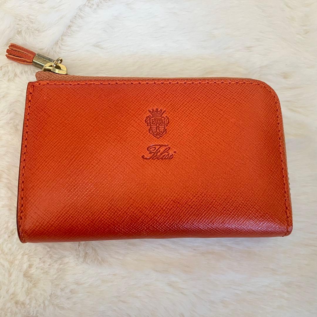 【極美品！】Felisi 965/1/SI キーポーチ ケース　オレンジ