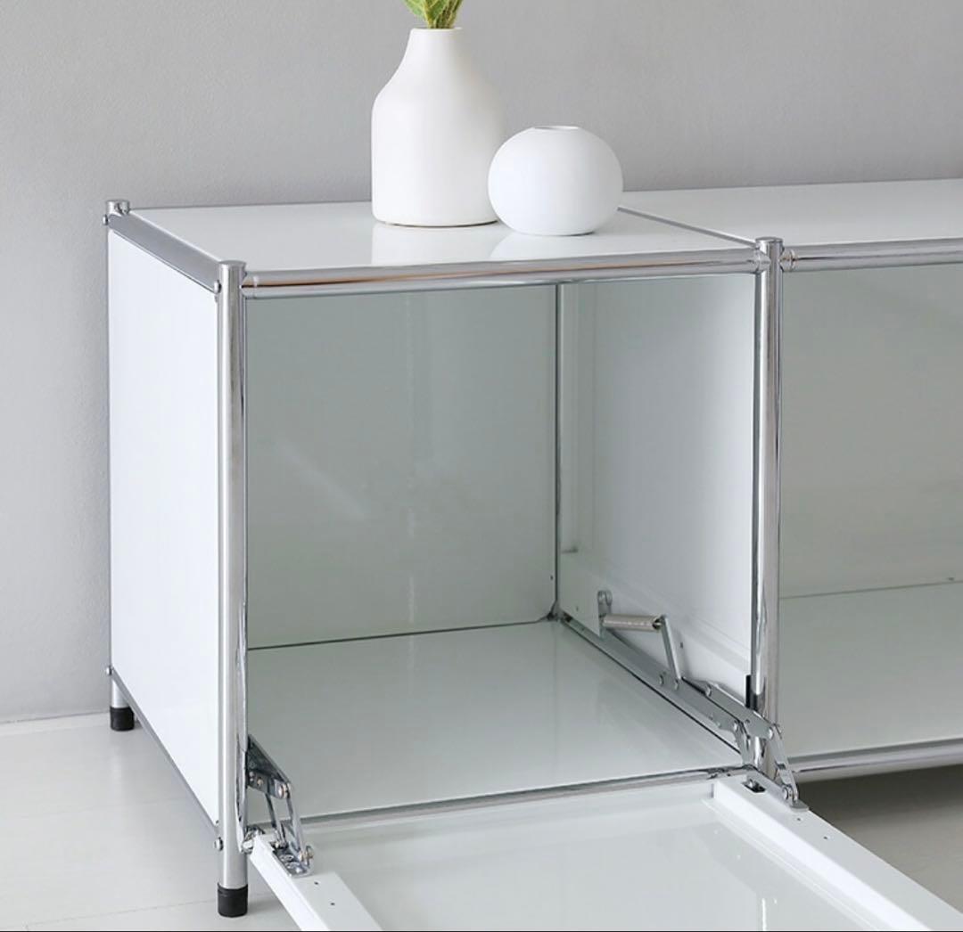 MARKET B モジュールタイプ ホワイト 2扉 収納ラック