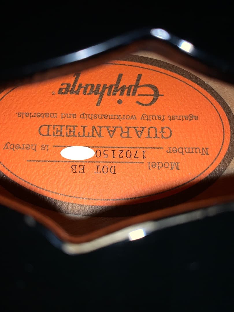 Epiphone DOT EB セミアコ(ES-335廉価版)　黒