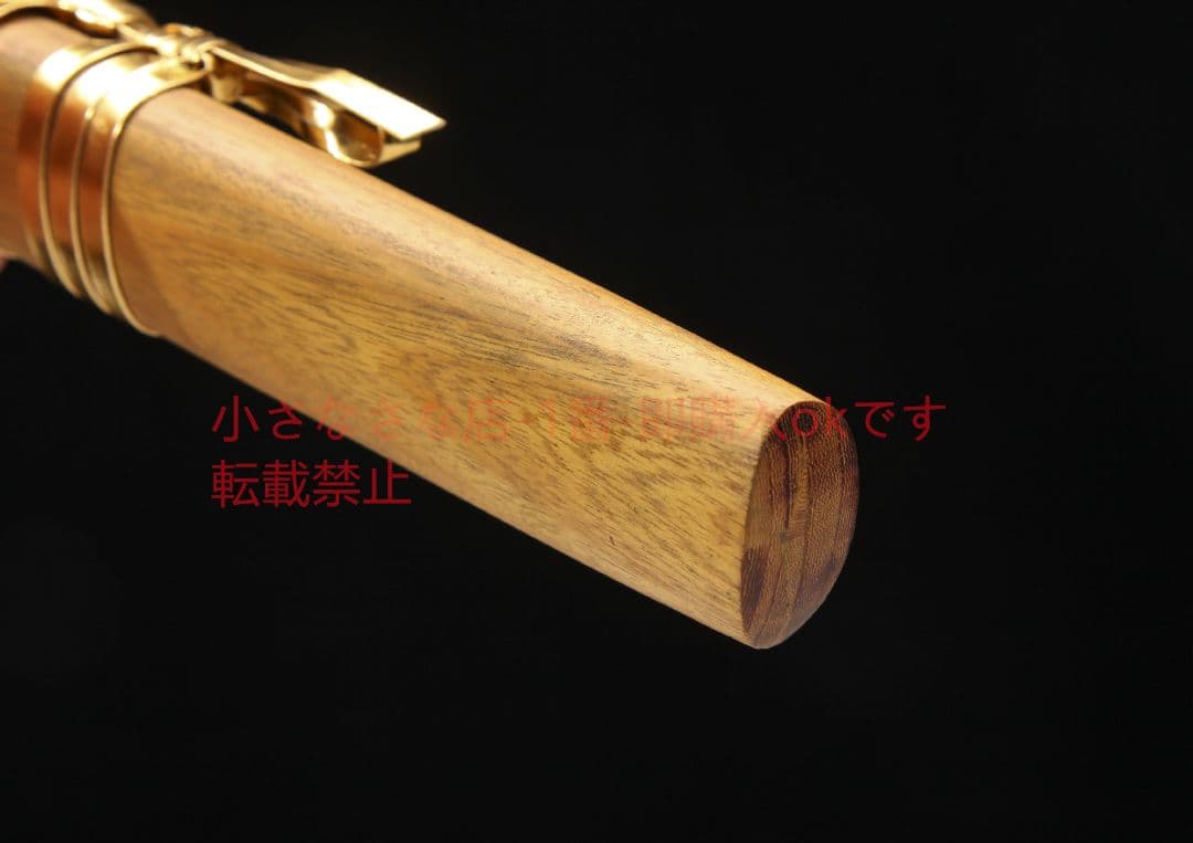 黄金木小環首唐横刀合金メッキ模様鋼 古兵器 武具 刀装具 日本刀 模造刀 居合刀