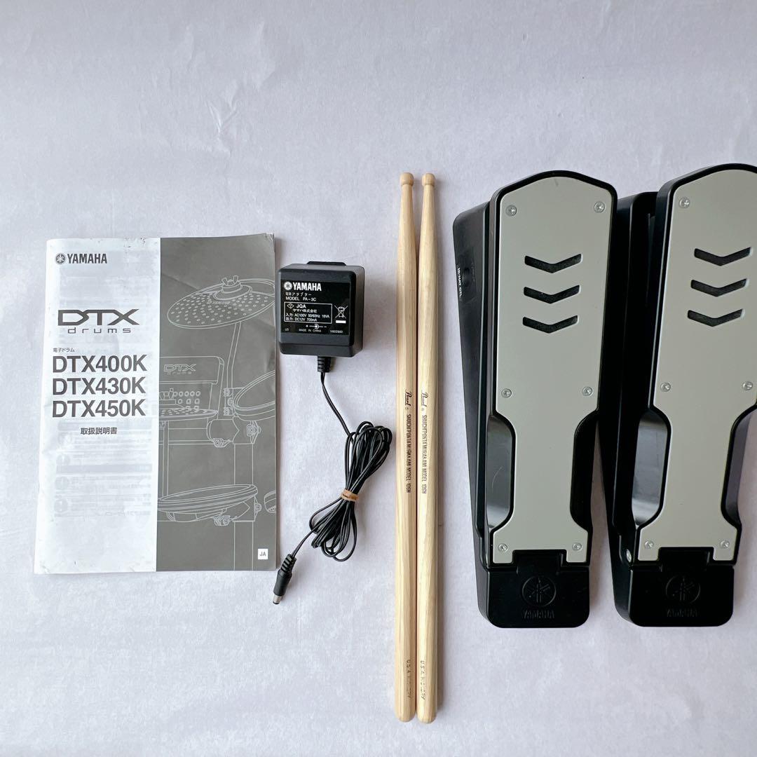 【動作良】YAMAHA ヤマハ 電子ドラム DTX400K