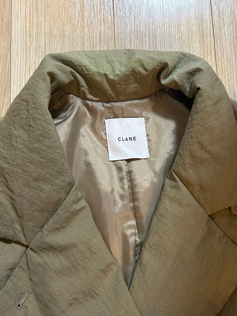 CLANE カラーダウンチェスターコート