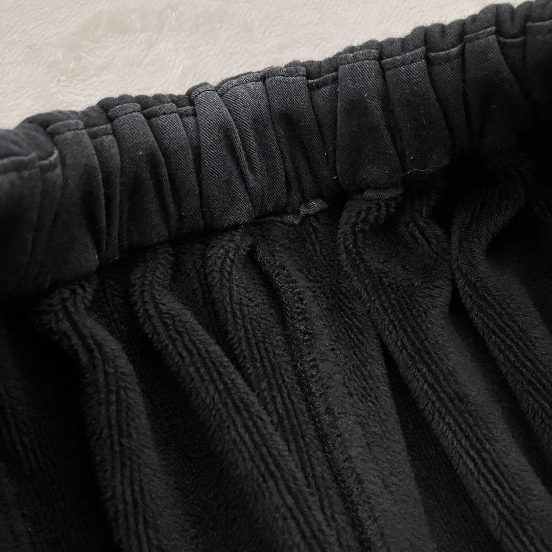 芽風 メフウ 裏起毛 あったか スウェットパンツ サルエルパンツ ウエストゴム