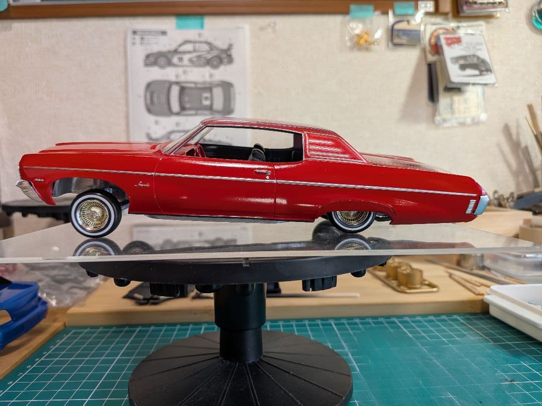 自動車 amt 1/25 1970 impala lowrider
