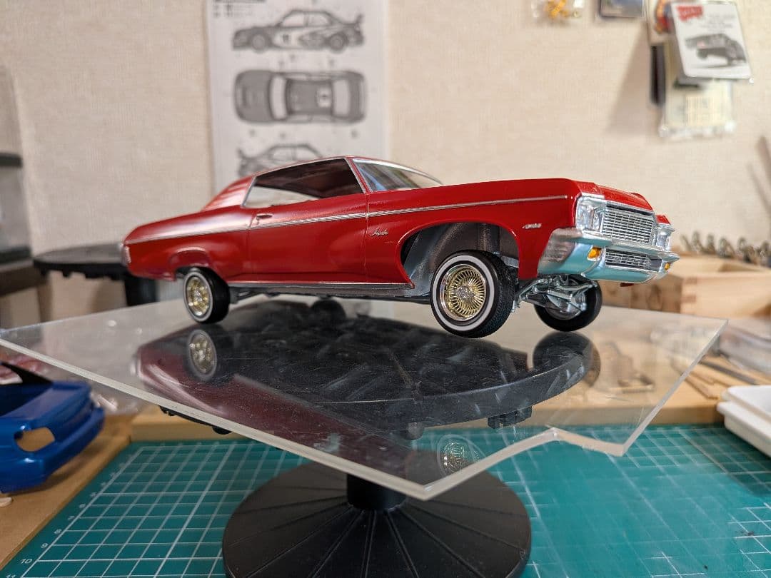 自動車 amt 1/25 1970 impala lowrider