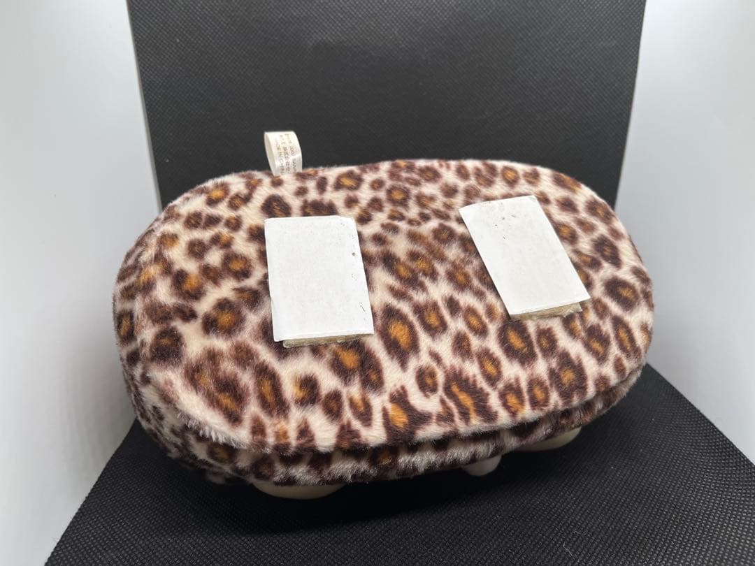 ハローキティ　ヒョウ柄　マスコット　ぬいぐるみ　ソファ型小物置き　レトロ