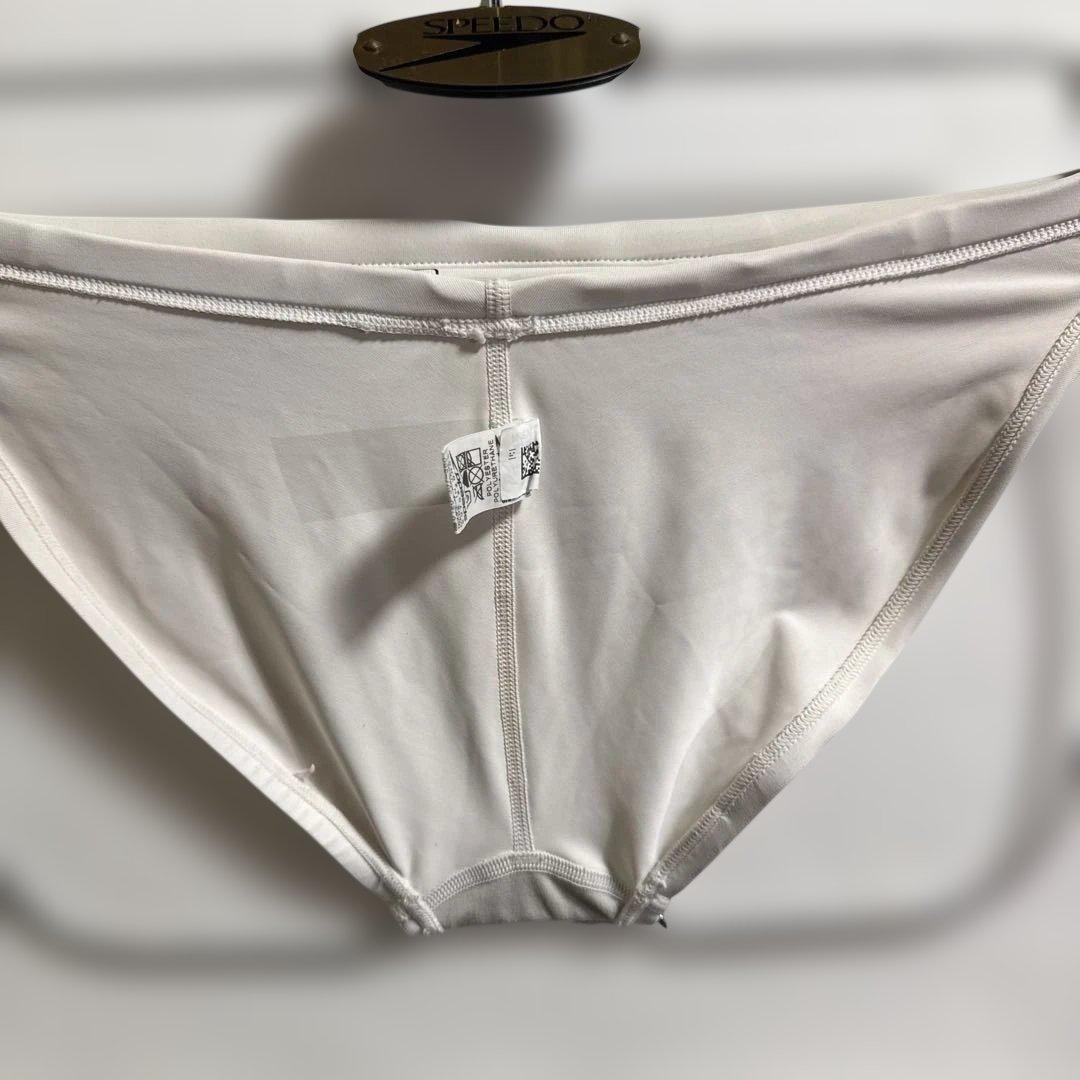 r*迎様 競パン Speedo ホワイト 競泳水着 O(LL)サイズ