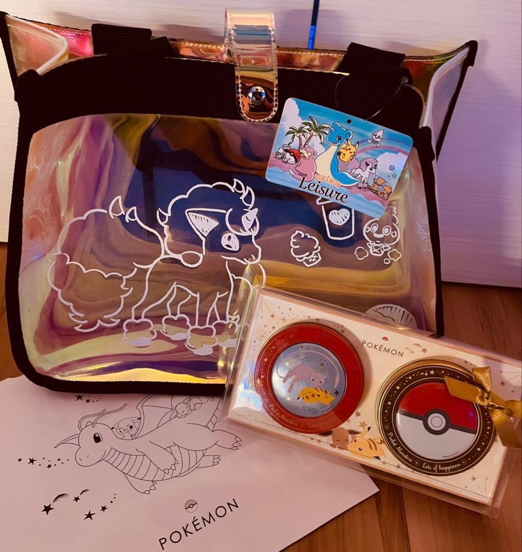 【廃盤品限定】 ポケモン ロコン トートバッグ マグネット缶セット