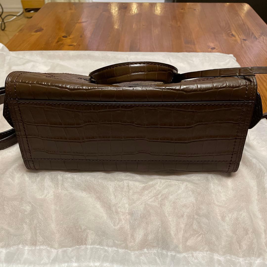 MARC JACOBS 2wayバック、レザー茶系バック、ショルダーバック、