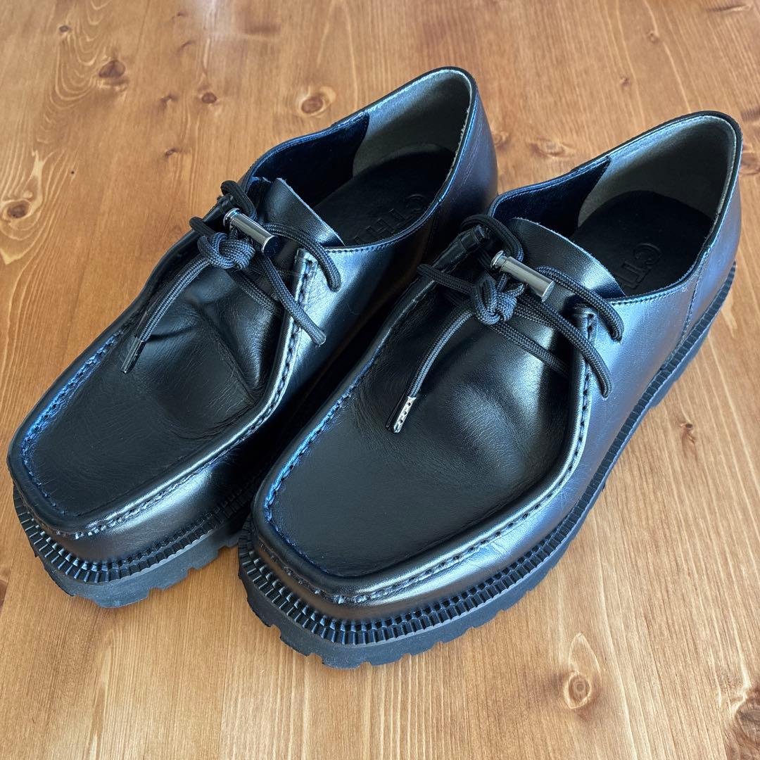 靴 CTHY Annonay TIROLEAN LEATHER DAD SHOES