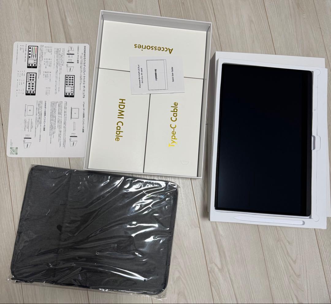 eWEI 15.6インチモバイルモニター タッチパネル タッチペン対応