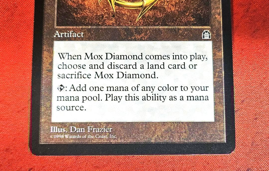 MTG Mox Diamond 英語版　モックスダイアモンド