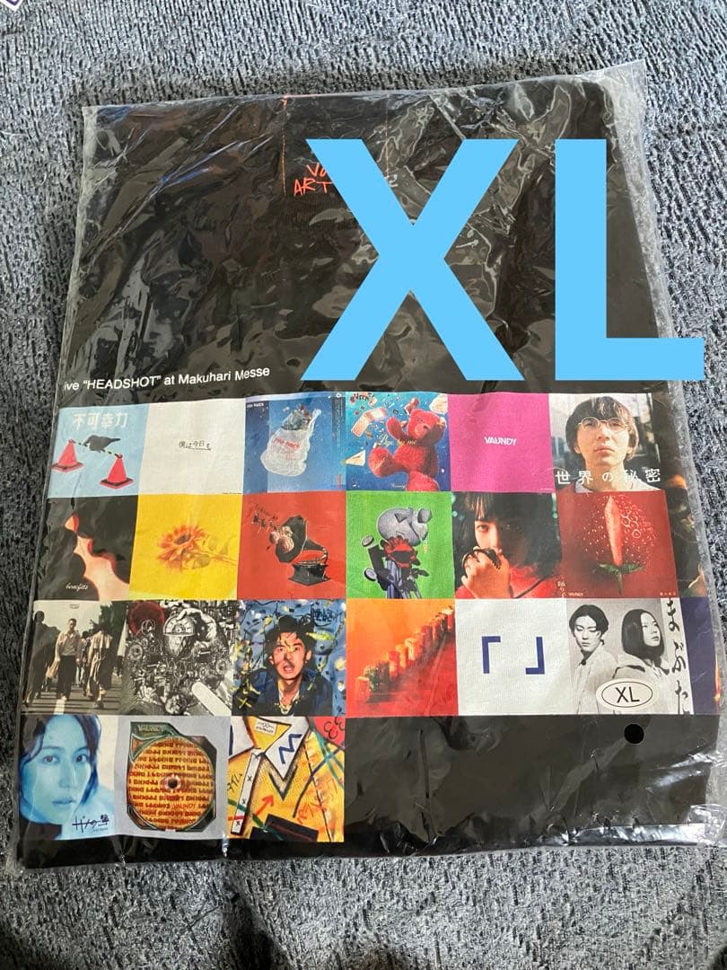 Vaundy 幕張グッズ headshot Tシャツ XLサイズ　黒