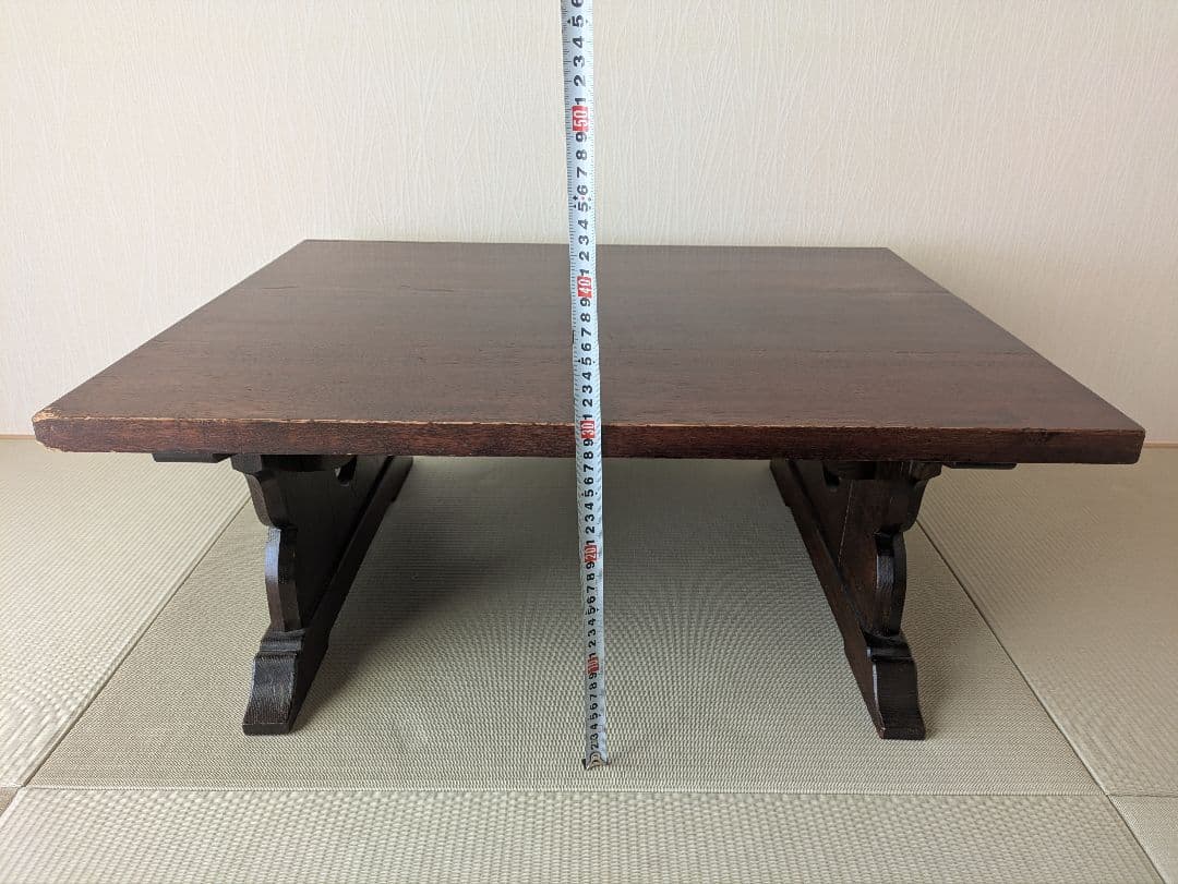 【松本民芸家具】 折りたたみローテーブル 民芸×和モダン コンパクト収納