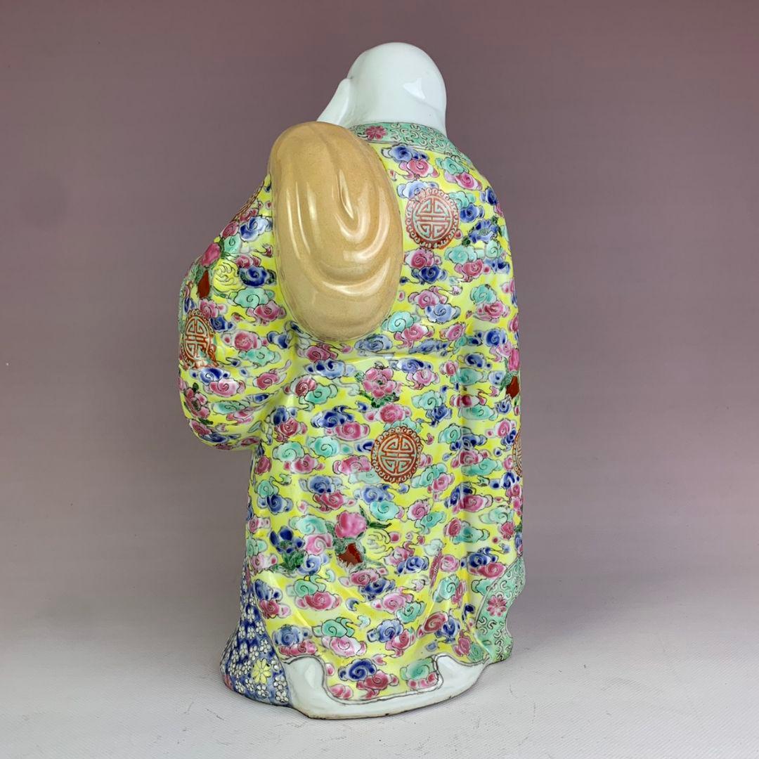 布袋さん彫像  陶磁器 装飾品 現代工芸品 美術品 置物