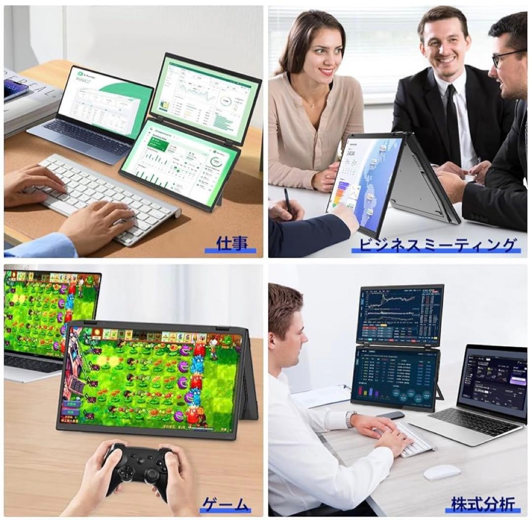 LivElect 21\" 15.6インチ フルHD モニター M4