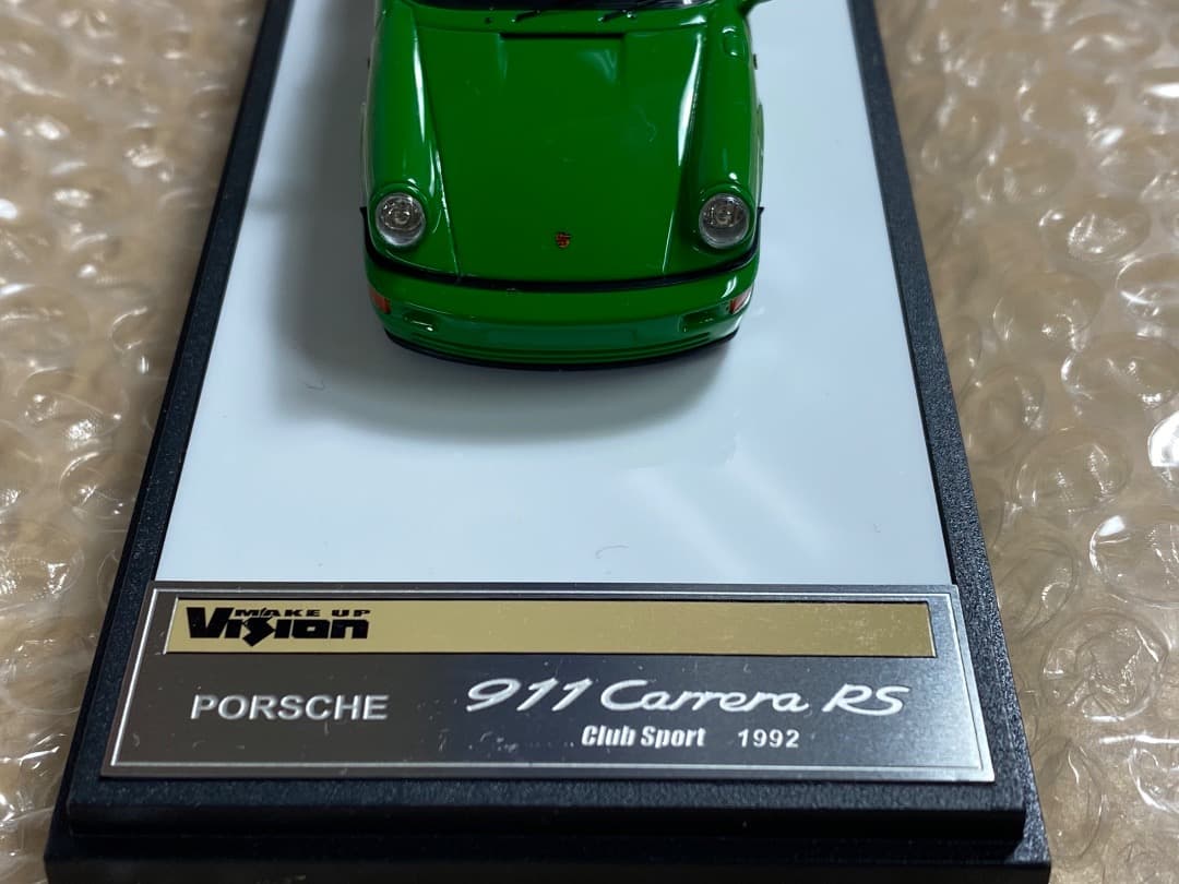 【新品同様】メイクアップ 1/43 ポルシェ964 カレラRS CS 緑