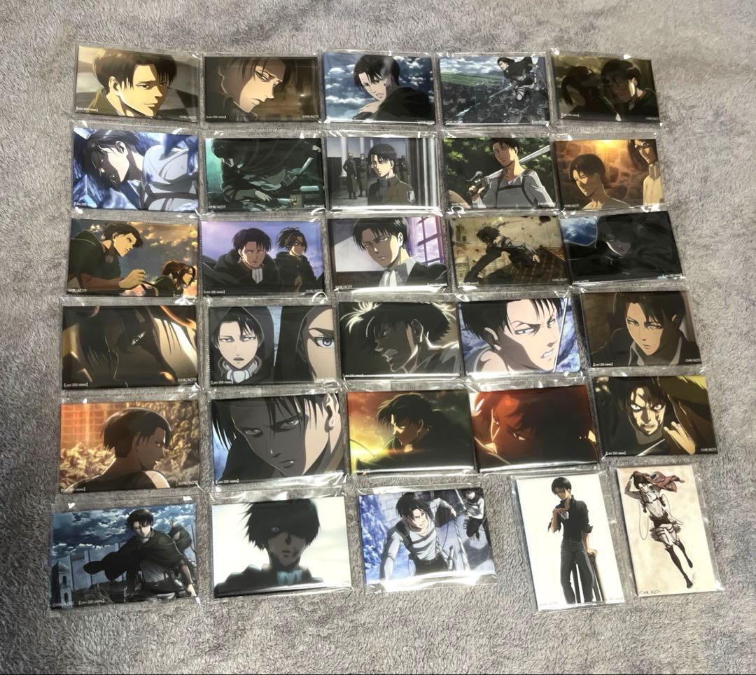 新品 進撃の巨人 リヴァイ リヴァイ二百景 缶バッジ 30点セット