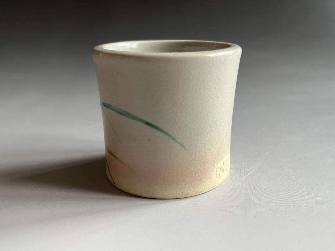 真葛香斎　すすき絵　蓋置