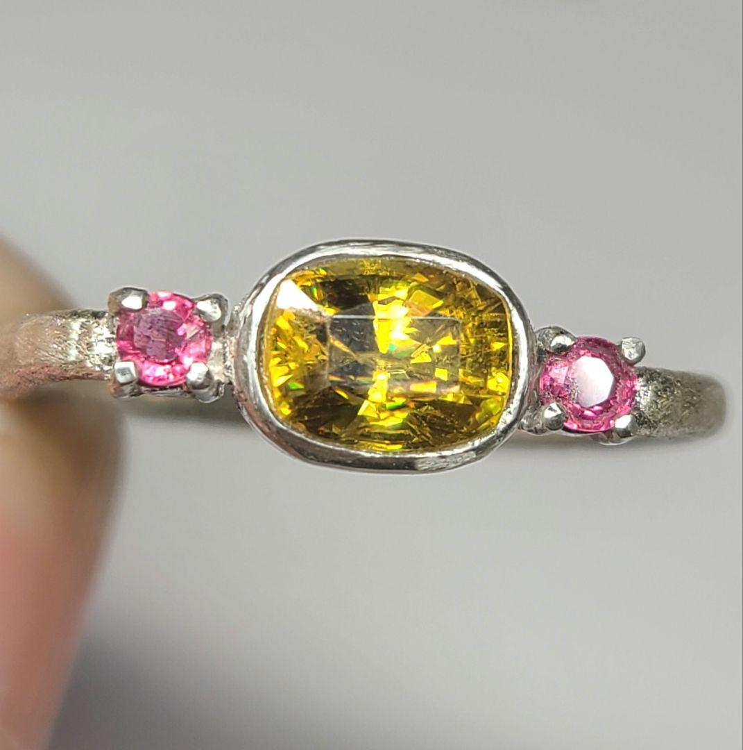 minはる★天然スフェーン★リング、ペンダントオーダー