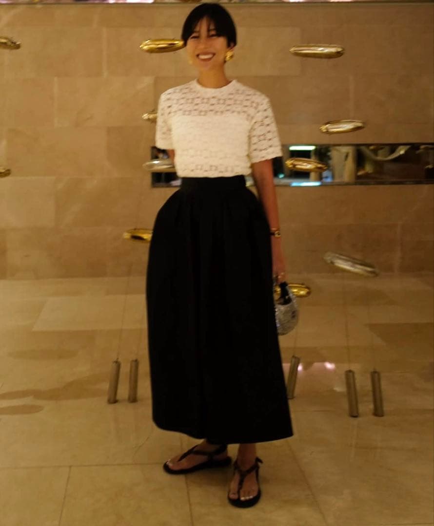 正規品 machatt メモリーキュロットパンツ ブラック　新品未使用品