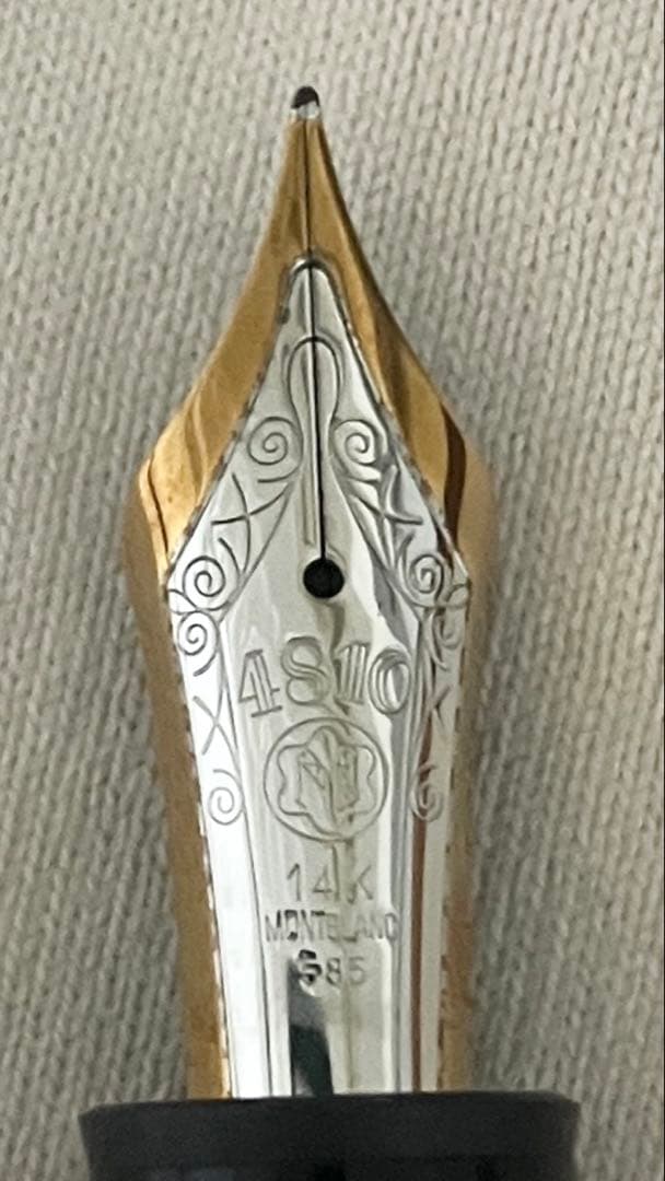 モンブラン 149 万年筆 14K中白 エボナイト芯 動作確認済(ほぼ未使用)