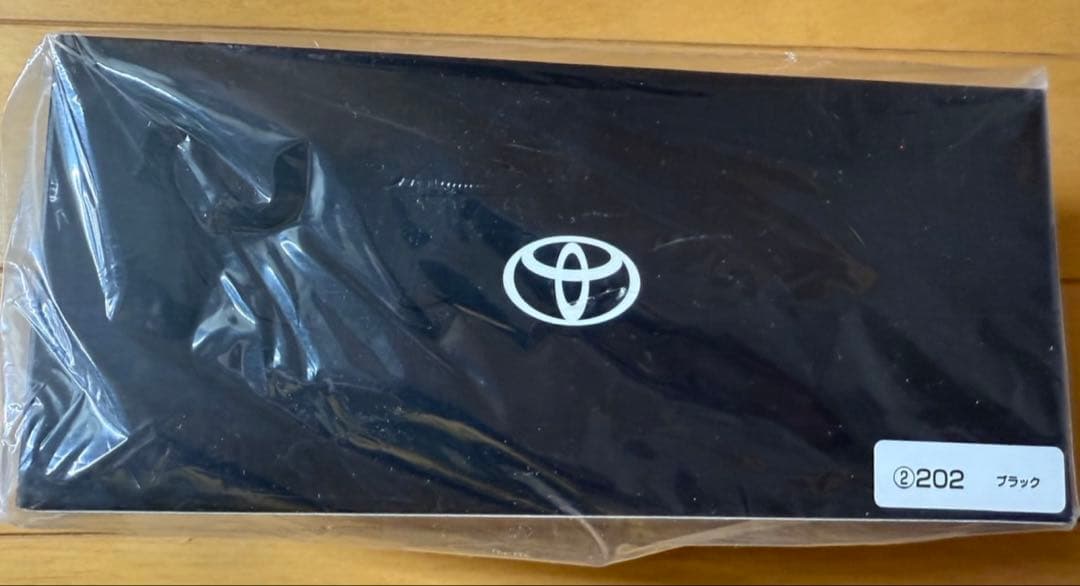 トヨタ純正　30アルファード色見本　202ブラック