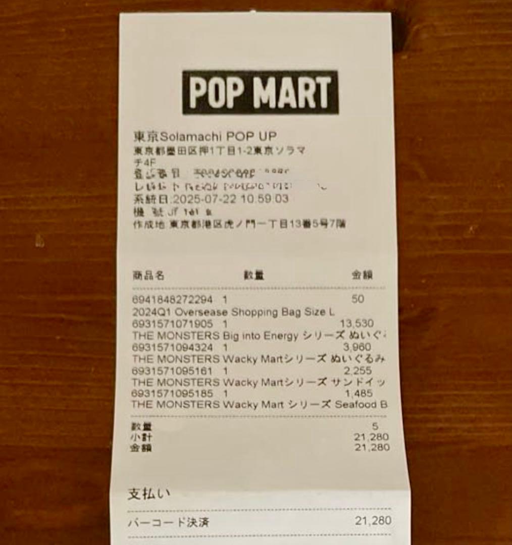 ラブブBig into Energyシリーズ　シークレット