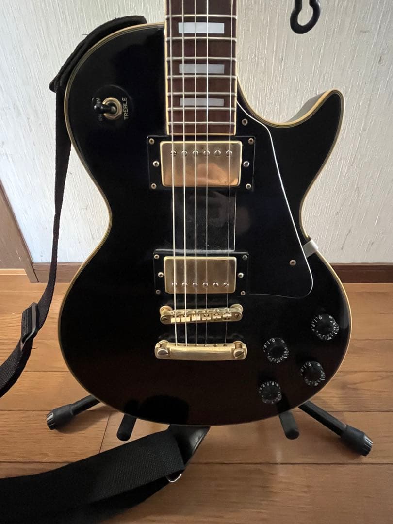 Epiphone Les Paul customブラック　レスポールカスタム