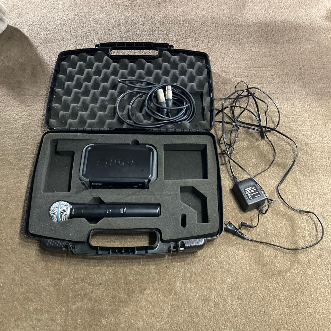 オ*ー様 ジャンク SHURE PGX2 PGX4 SM58 ワイヤレスシステム