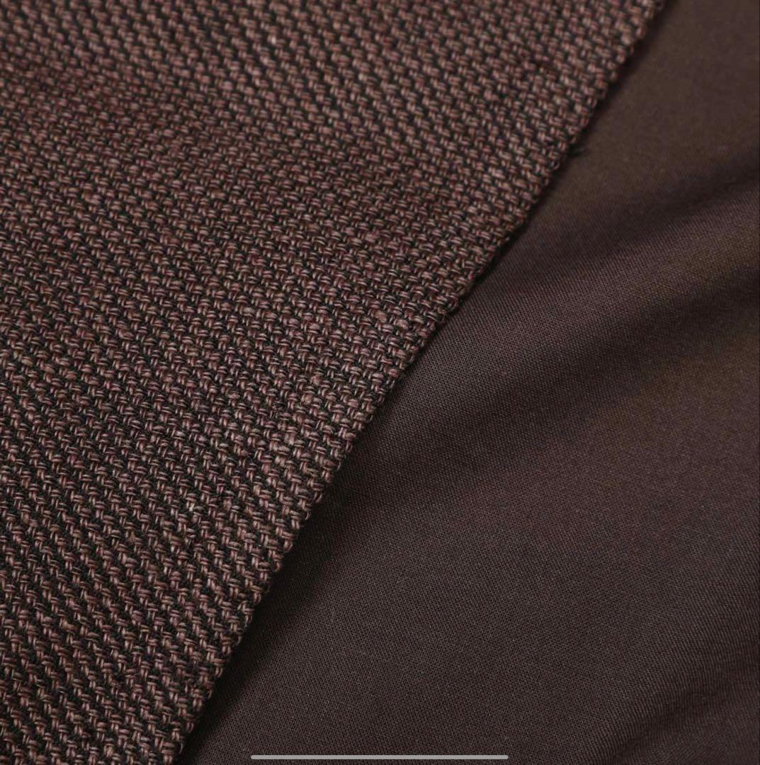 【未使用級】タリアトーレ TAGLIATORE ジレ ブラウンSize48