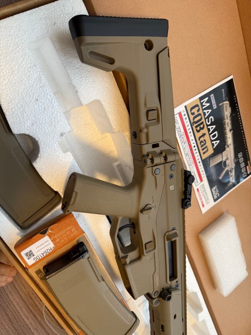 KSC MASADA CQB タンカラー マサダ ガスブローバック　予備マグ