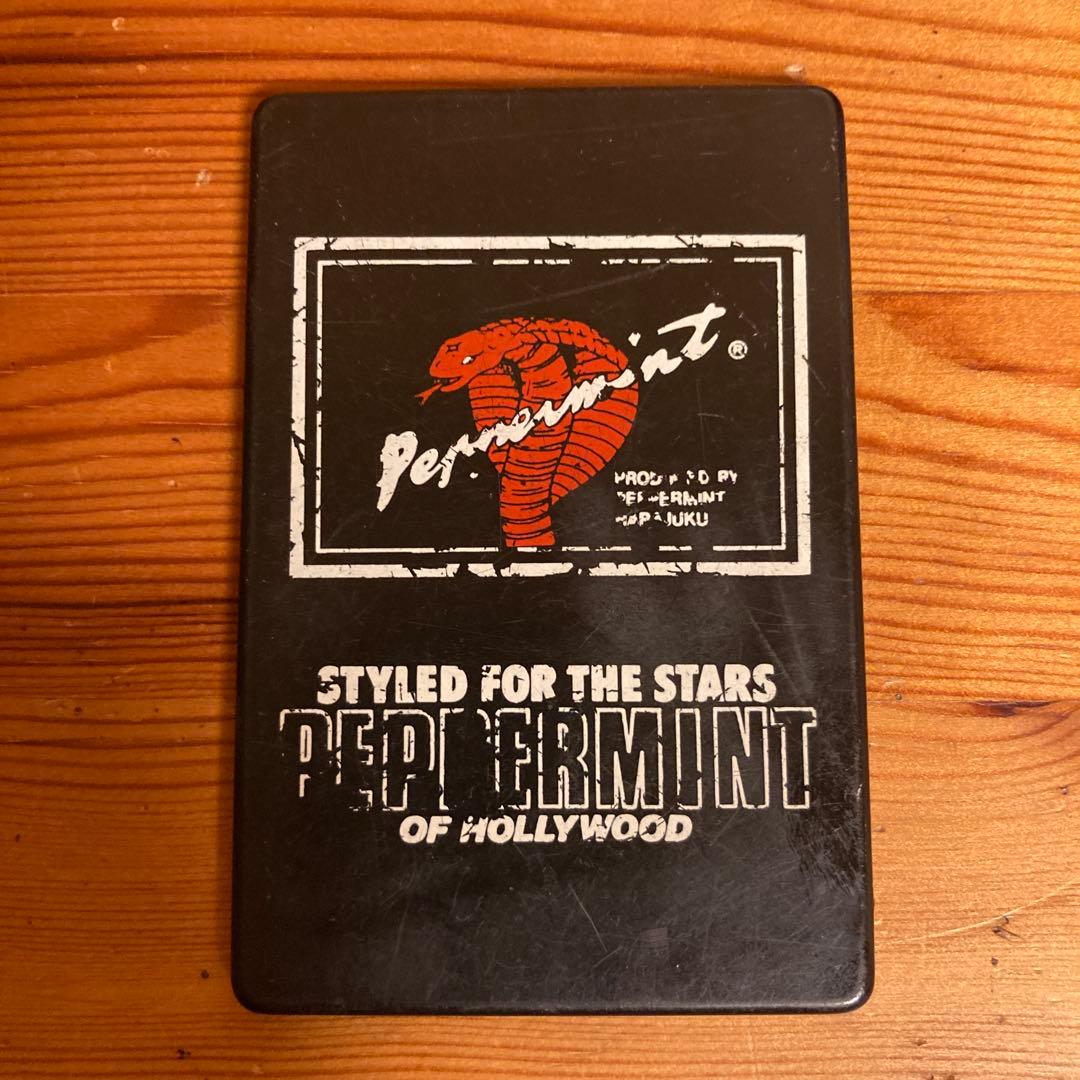 80年代当時物 ペパーミント　ハンドミラー&メモ帳　5点セット　ロカビリー