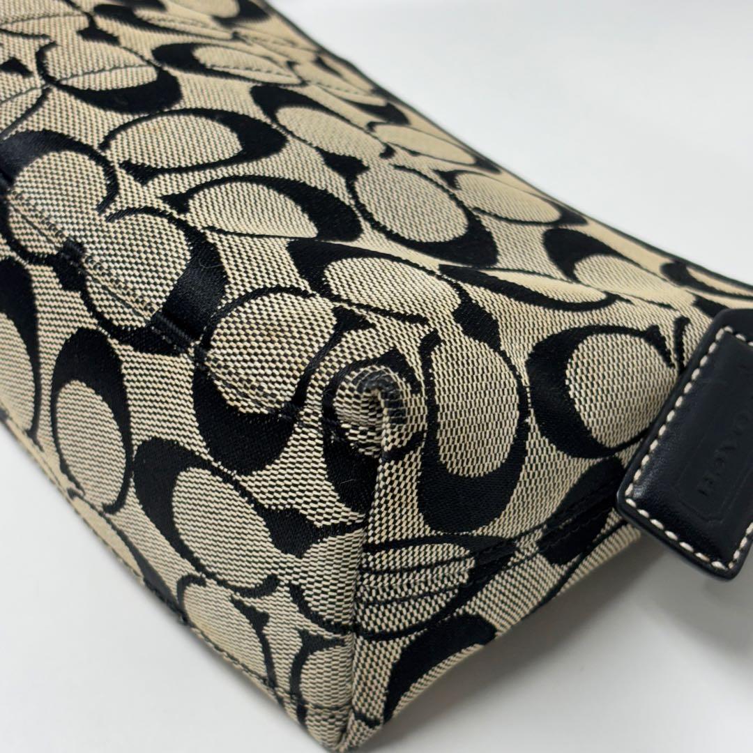 COACH コーチ 6371 シグネチャー ワンショルダーバッグ 肩掛け　黒