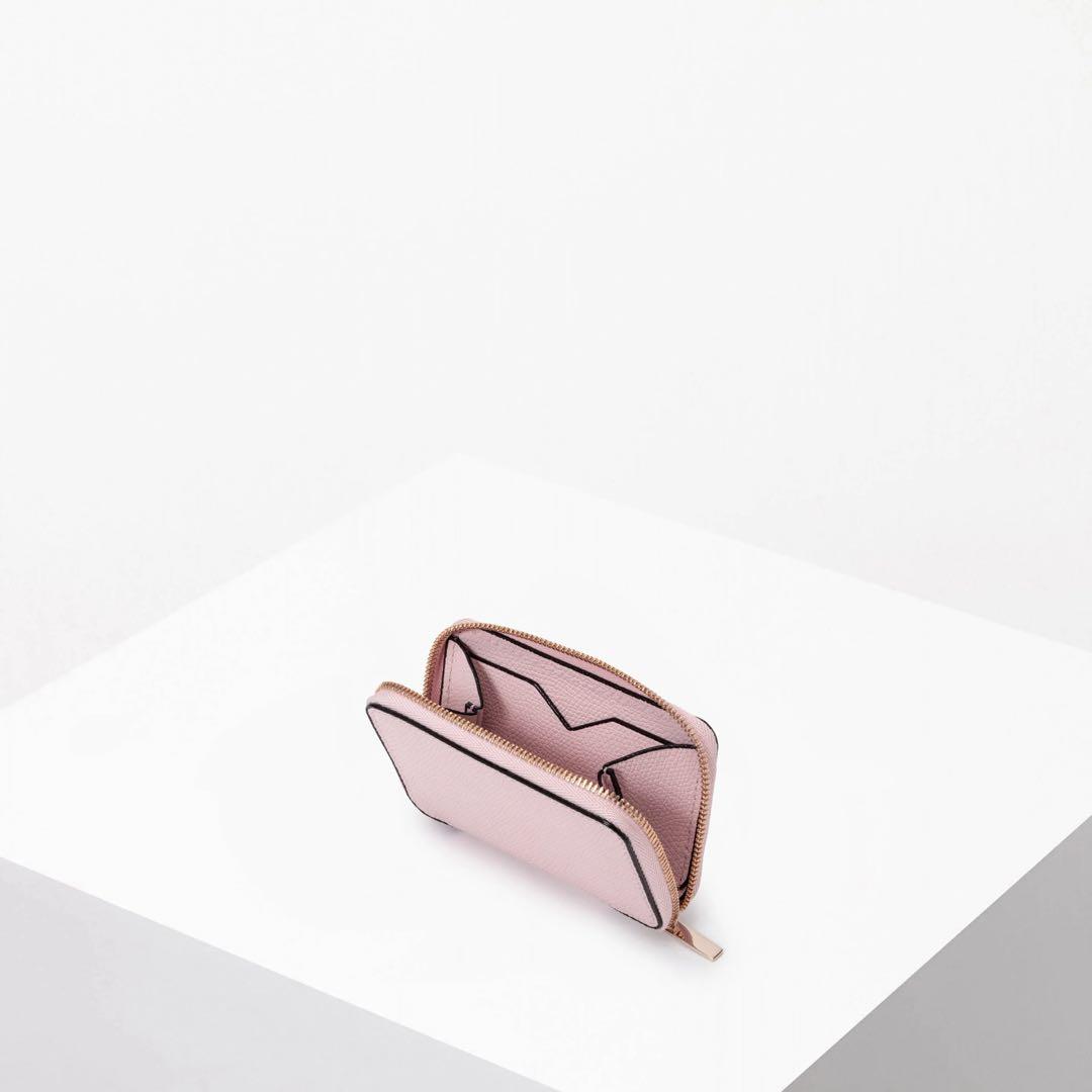 ヴァレクストラ　ラウンドジップ ミニウォレット　ペオニア