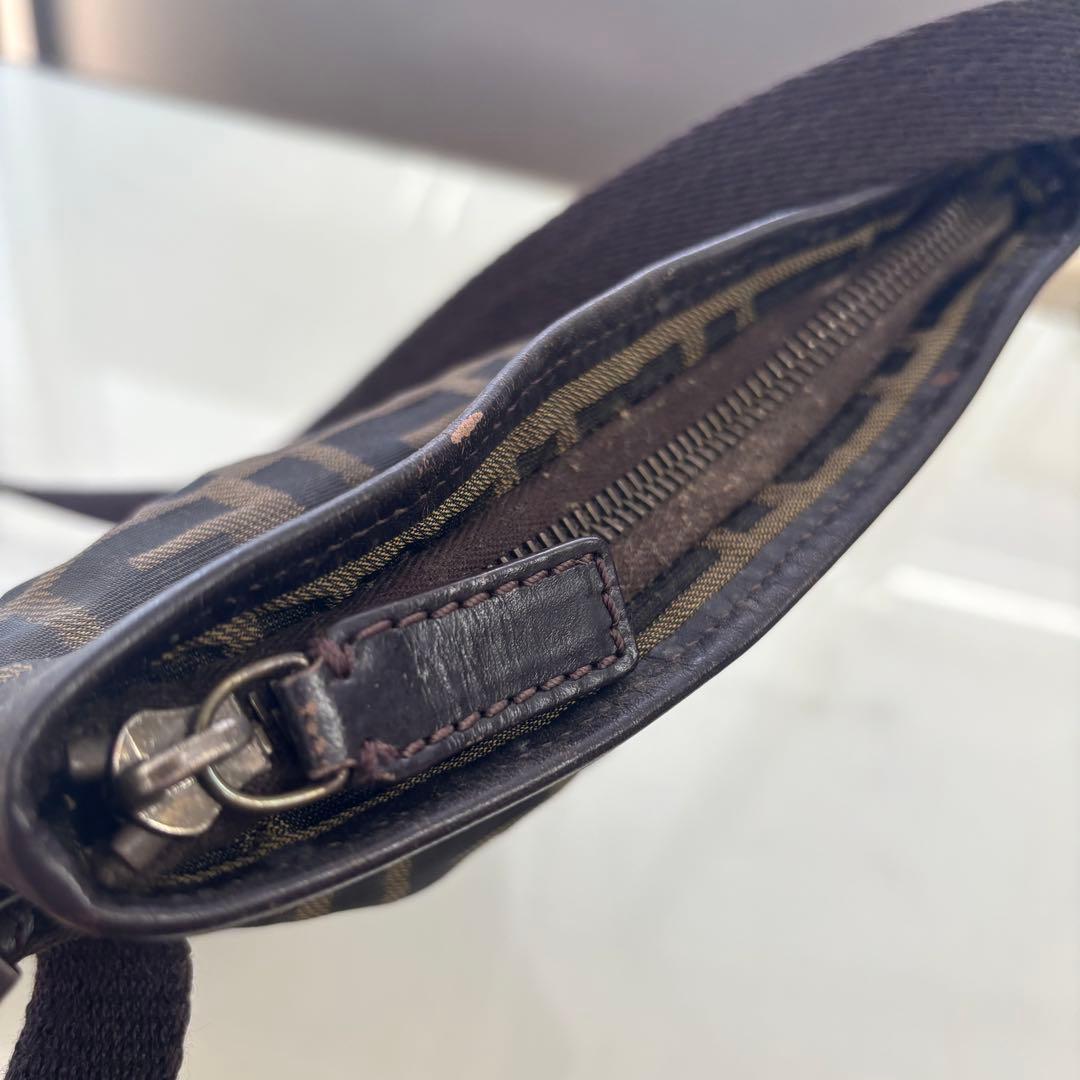 フェンディ　ズッカ柄　ミニ　ショルダーバッグ