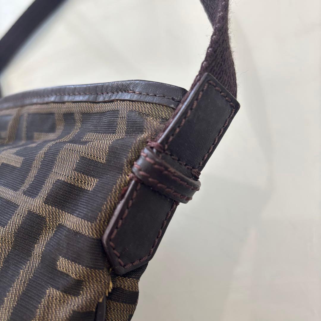 フェンディ　ズッカ柄　ミニ　ショルダーバッグ