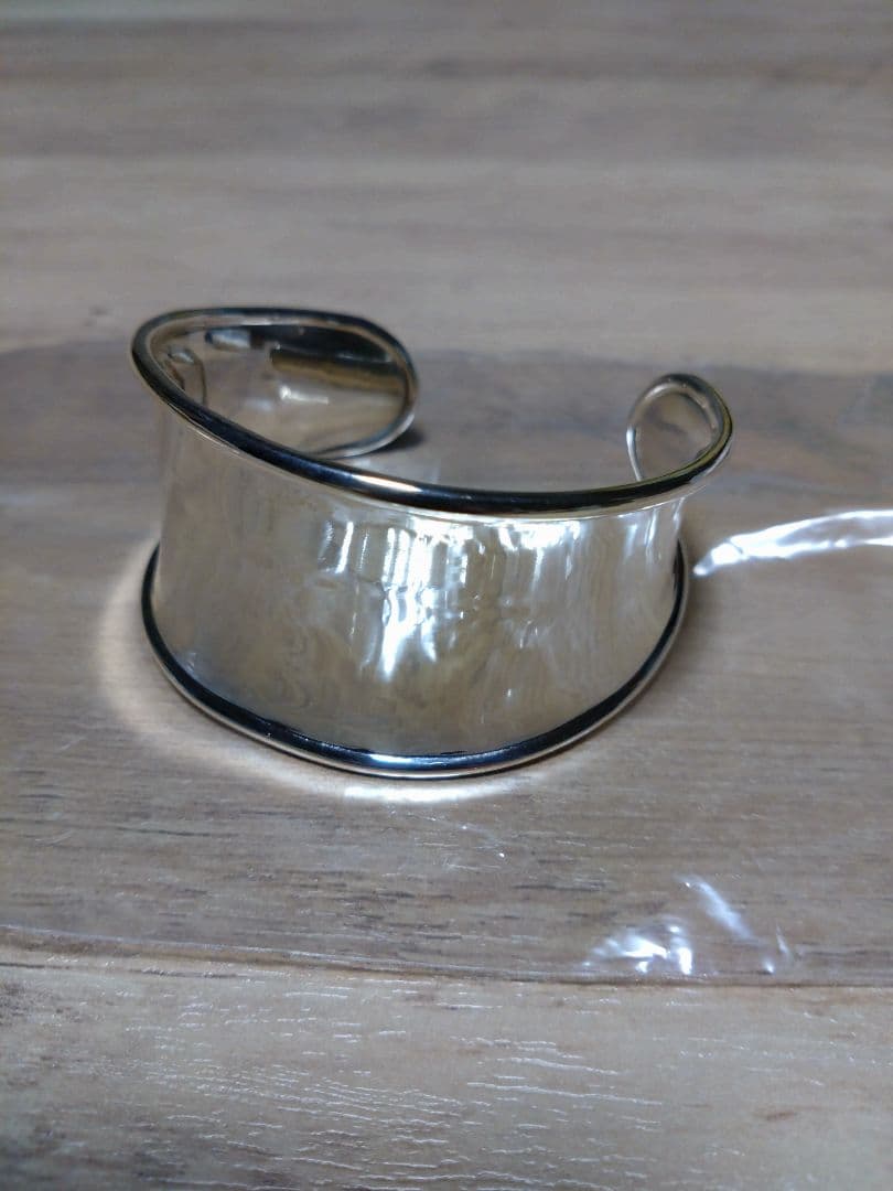 アクセサリー OX JEWELRY High-End SILVER CURVE BANGLE
